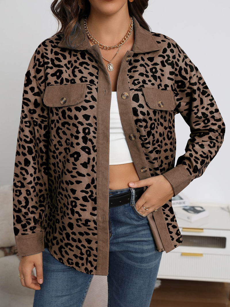 Olivia™ - Dschungel Chic Leopard Jacke [Letzter Tag Rabatt]