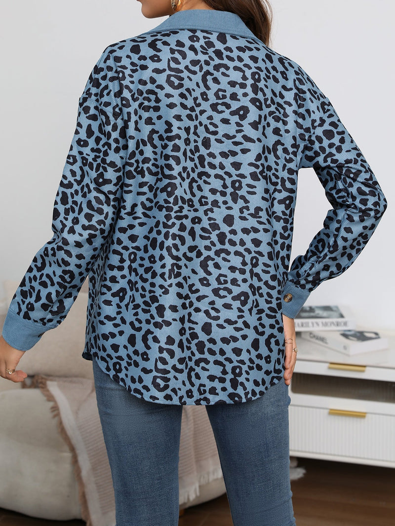 Olivia™ - Dschungel Chic Leopard Jacke [Letzter Tag Rabatt]