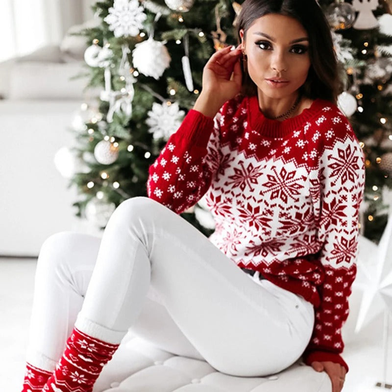 Adler™ – Weihnachtlicher Strickpullover