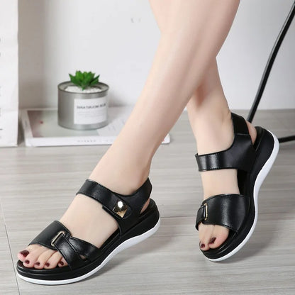 Quenilda | Komfort-Sandalen mit verstellbarem Klettverschluss