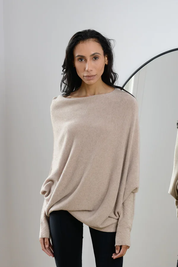 Mariemi™ | Asymmetrisch Drapierter Pullover