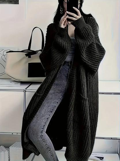 Gemütlicher Strickcardigan mit Gürtel für Damen