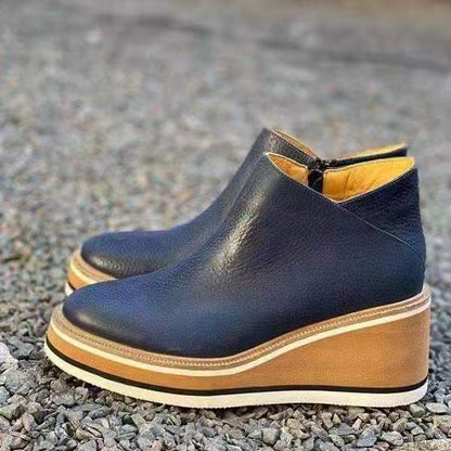 Schicke Leder-Stiefeletten für den Alltagstil