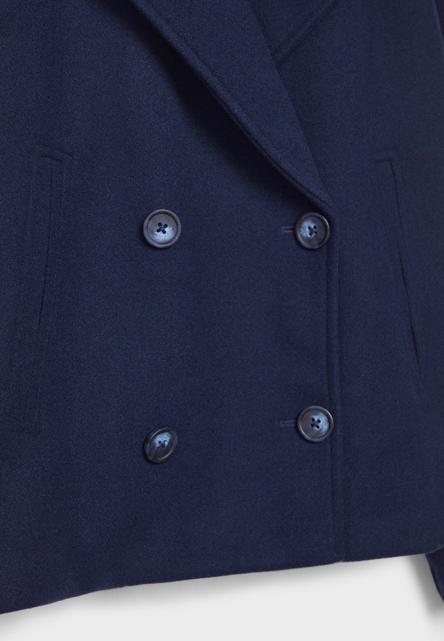 Schicke zweireihige kurze Jacke