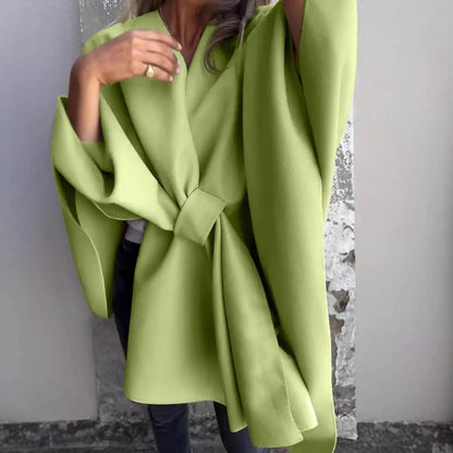 Gemütlicher Strick-Longcardigan mit Fledermausärmeln