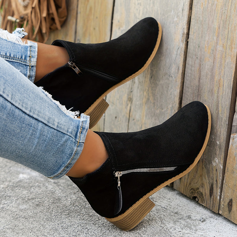 Schicke Leder-Stiefeletten für den Alltagsstil