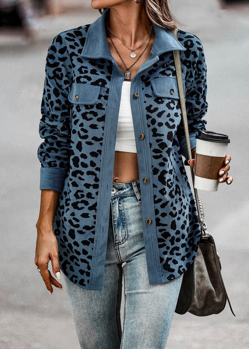 Olivia™ - Dschungel Chic Leopard Jacke [Letzter Tag Rabatt]