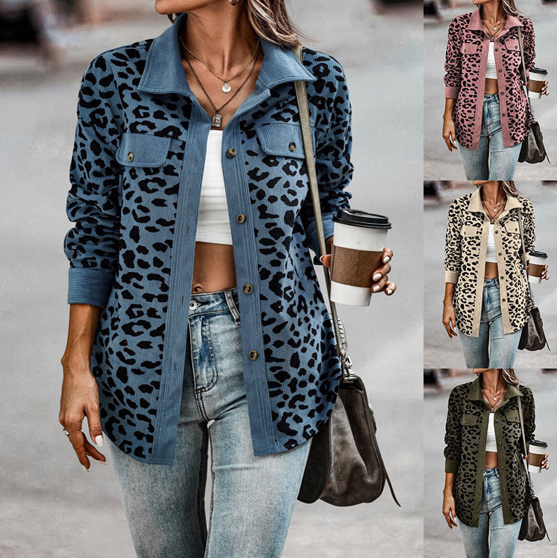 Olivia™ - Dschungel Chic Leopard Jacke [Letzter Tag Rabatt]