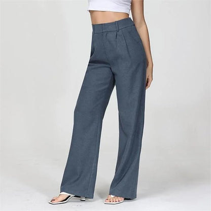 Weit geschnittene Damenhosen Stilvolle Bequeme Trendige Hosen