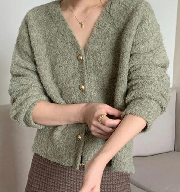 Isabella™ - Flauschige strickjacke