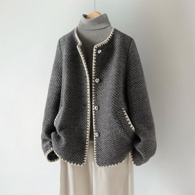 Schicker leichter Strickcardigan zum Schichten