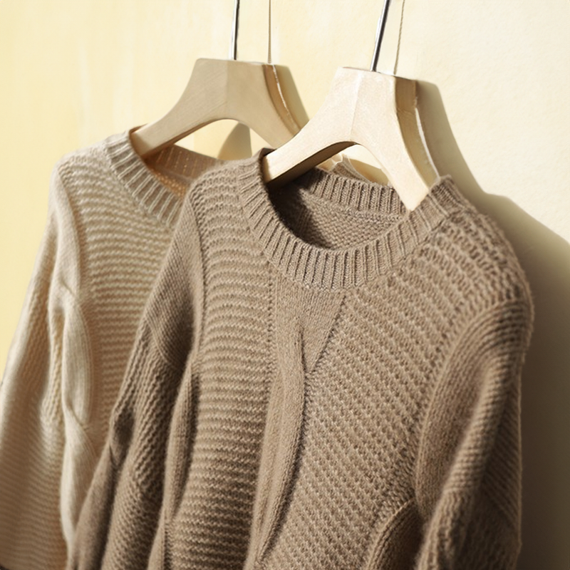 Keisha™ - Cashmere Couture Cable-Knit Pullover