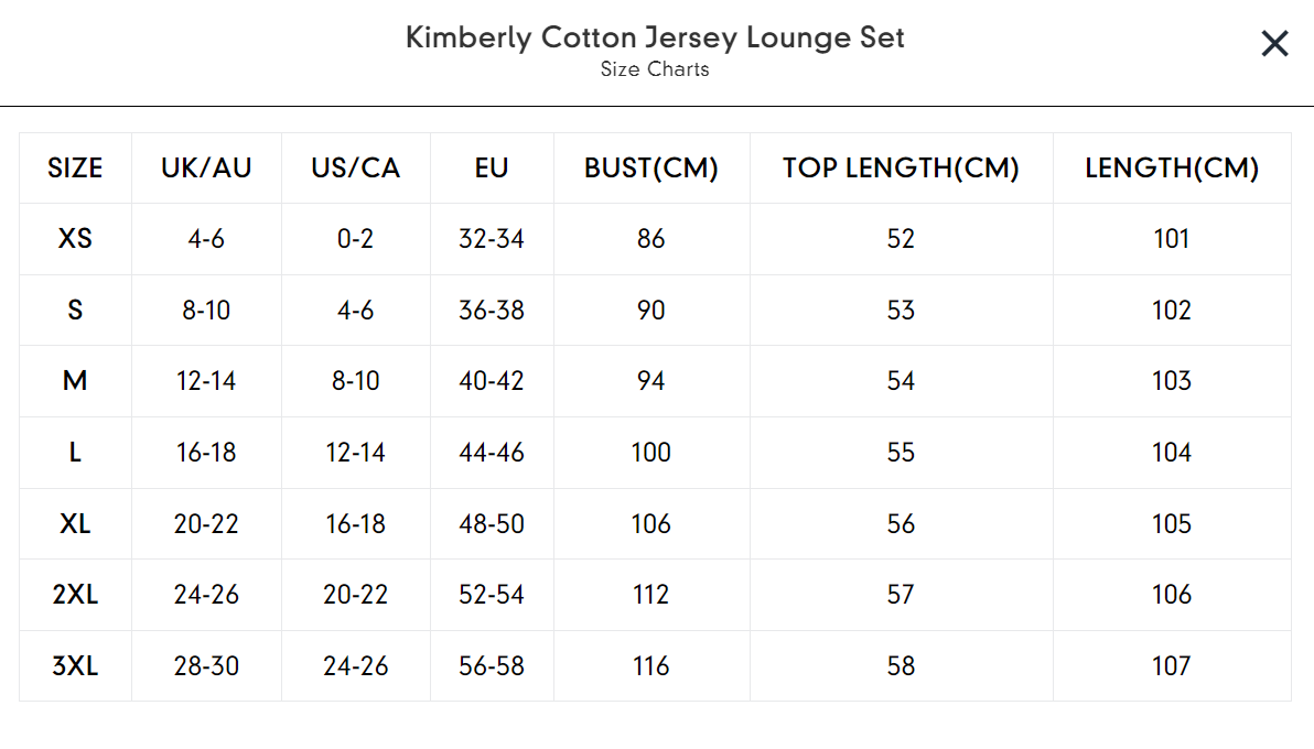 Kimberly™ - Lounge-Set aus Baumwoll-Jersey