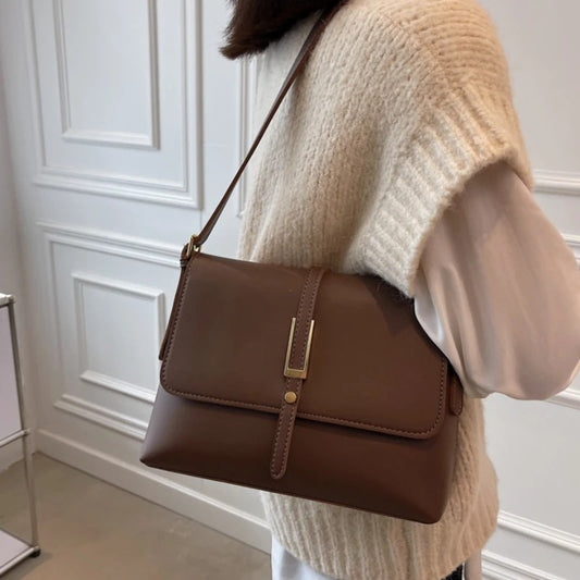 Eudora | Minimalistische Schoudertas met Klep