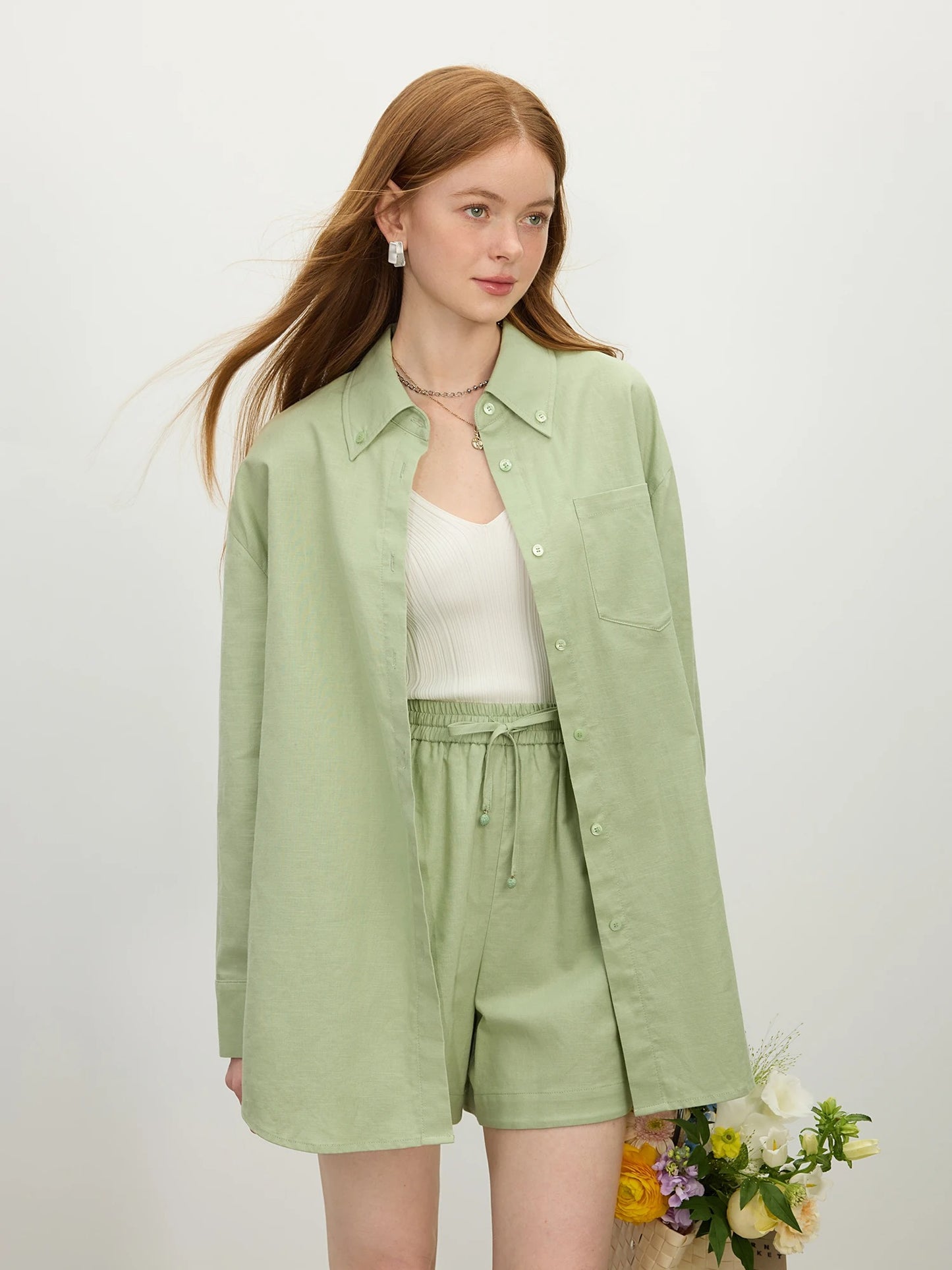 Frieda | Sommer-Set aus Baumwolle und Leinen