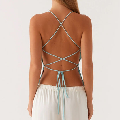 Frieda | Camisole-Top mit Perlen und Pailletten
