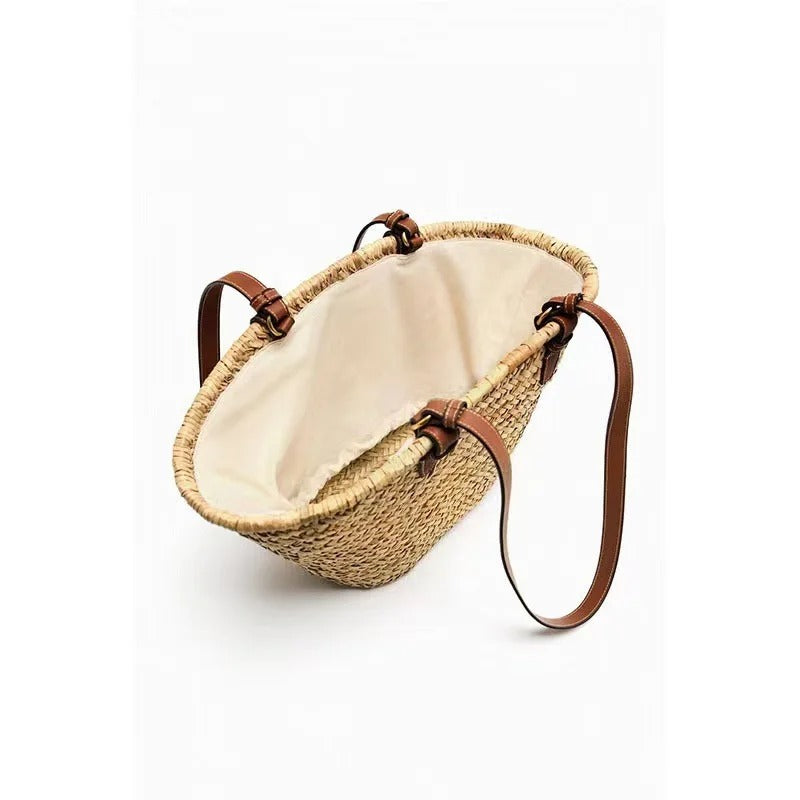 Carmen | Sommer Strohkorb-Tasche