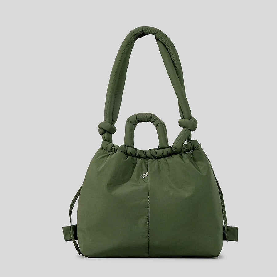 Carmen | Vintage-inspirierte Puffer-Tasche aus Nylon