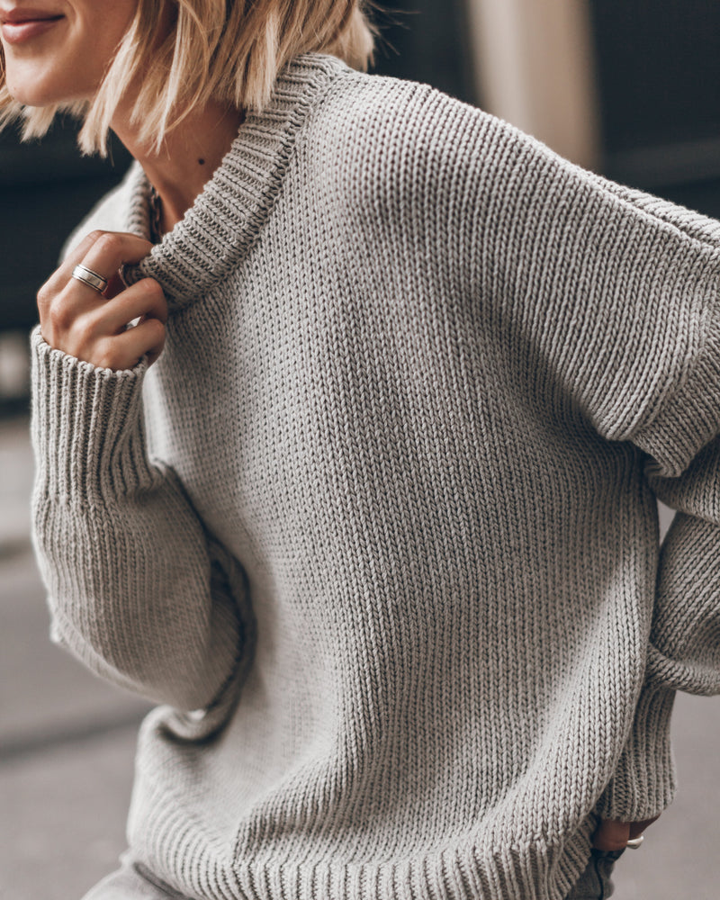 Ramona™ - Der leicht verblasste Strickpullover