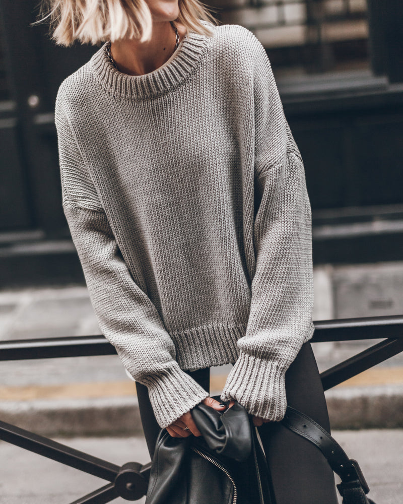 Ramona™ - Der leicht verblasste Strickpullover