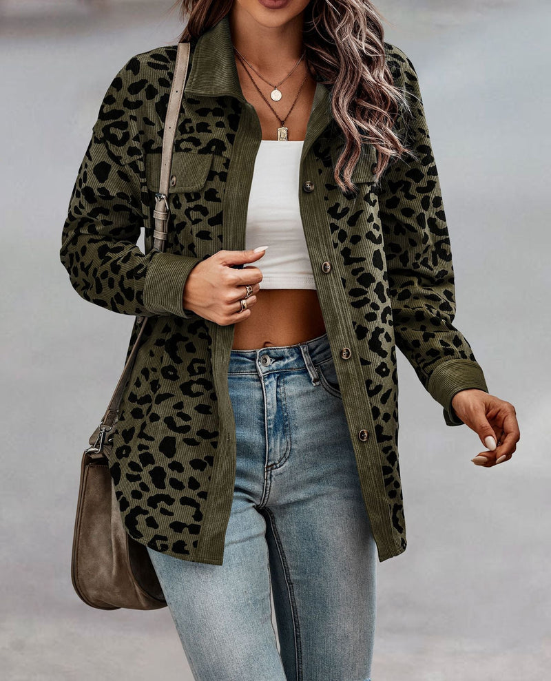 Olivie™ - Dschungel Chic Leopard Jacke