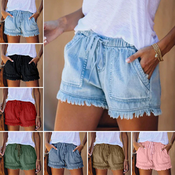 Laura™ - Denim-Shorts mit hoher Taille