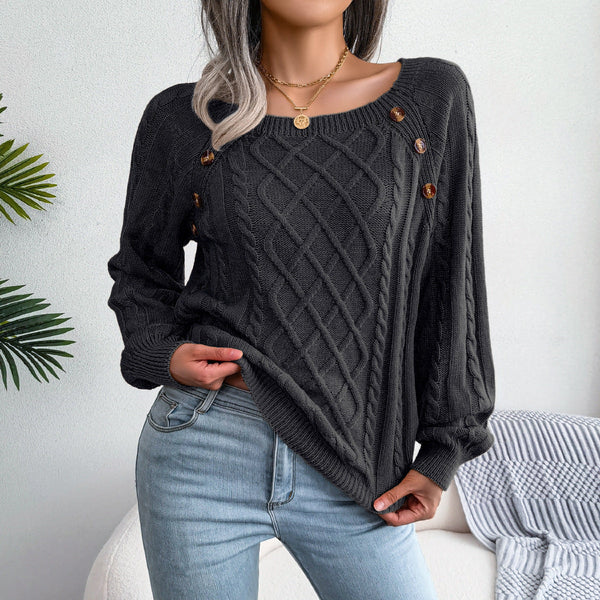 Isabell™ - Pullover mit quadratischem Halsausschnitt zum Stricken