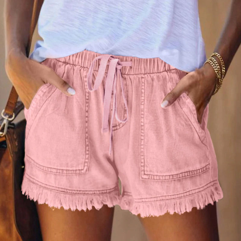 Laura™ - Denim-Shorts mit hoher Taille