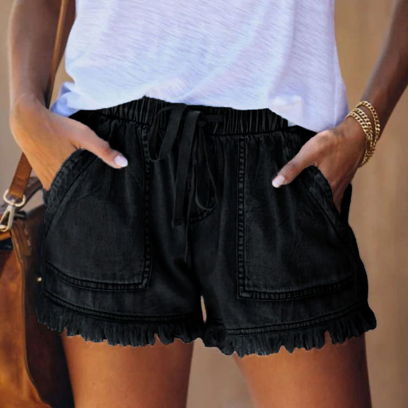 Laura™ - Denim-Shorts mit hoher Taille