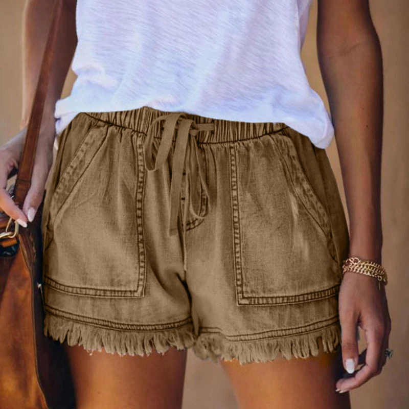 Laura™ - Denim-Shorts mit hoher Taille