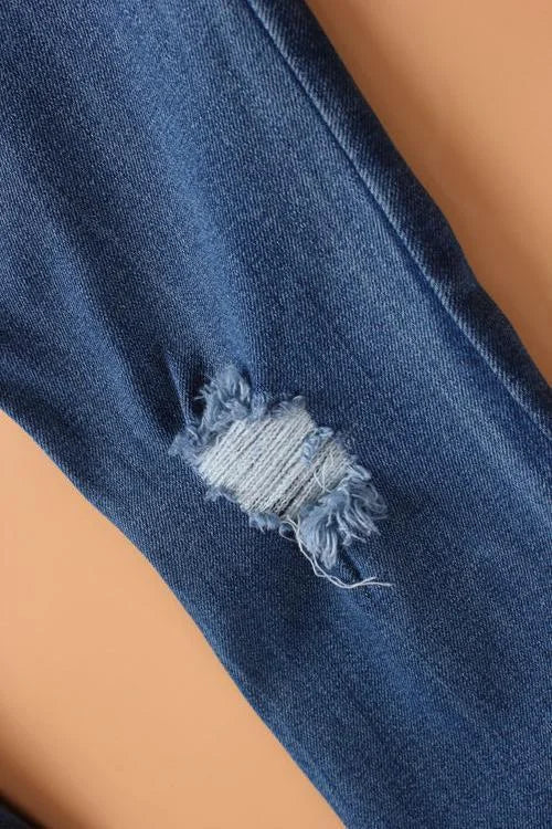 Walburga™ - Zerrissene Flared Jeans für Frauen [Letzter Tag Rabatt]