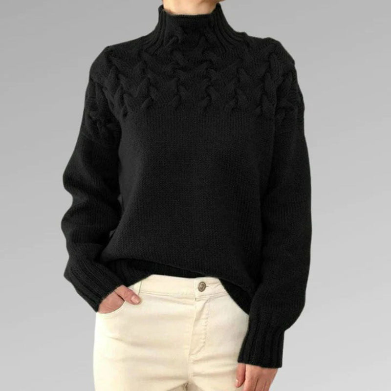 Sansa™ | Eleganter Pullover mit Rollkragen