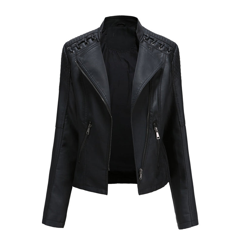 Marie™ - Stylische Lederjacke