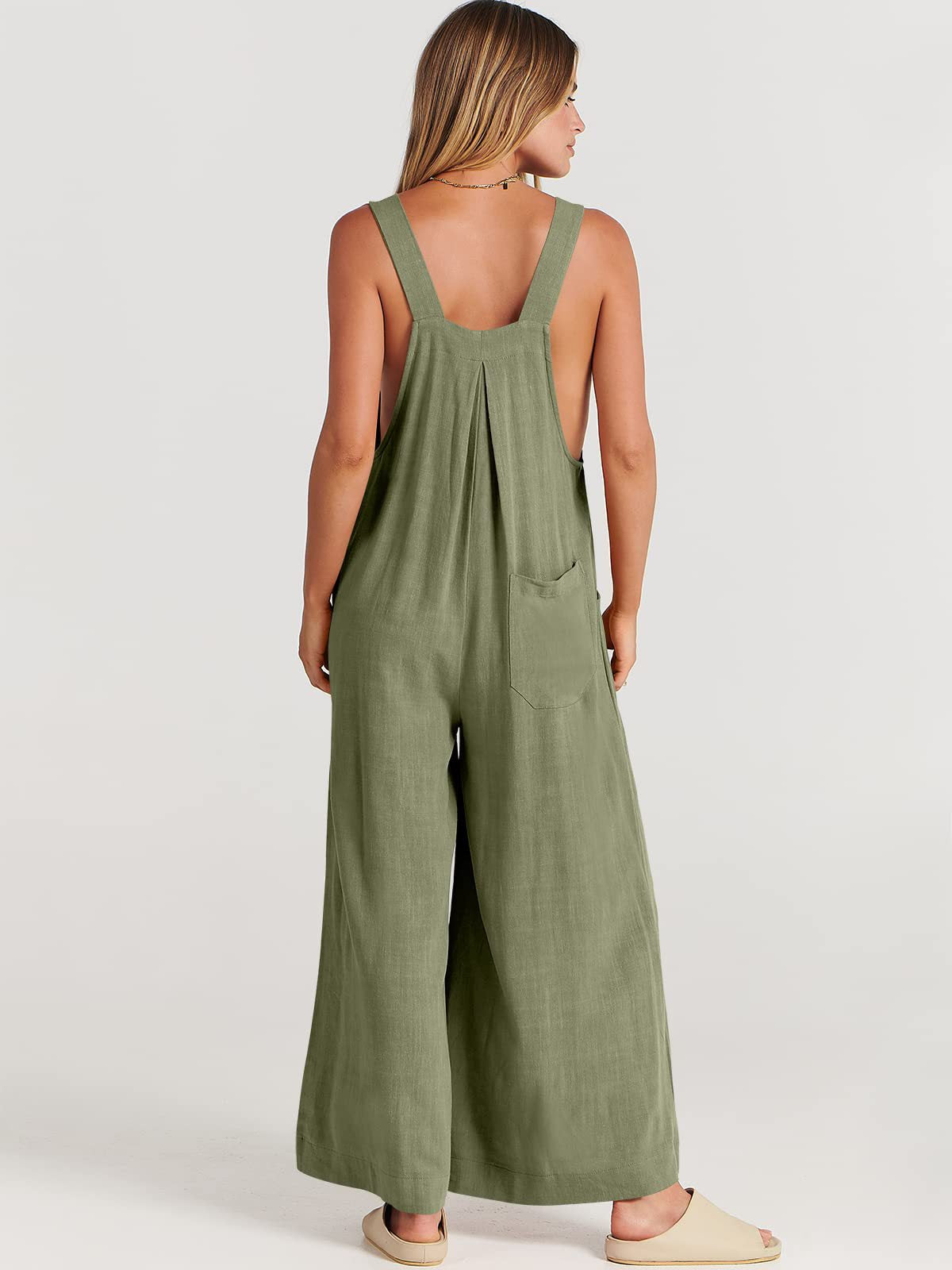 Rosabella™️ - Ärmelloser Jumpsuit mit Weitem Bein