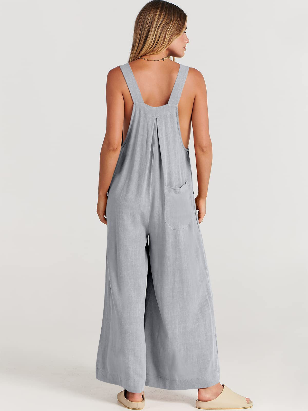 Rosabella™️ - Ärmelloser Jumpsuit mit Weitem Bein