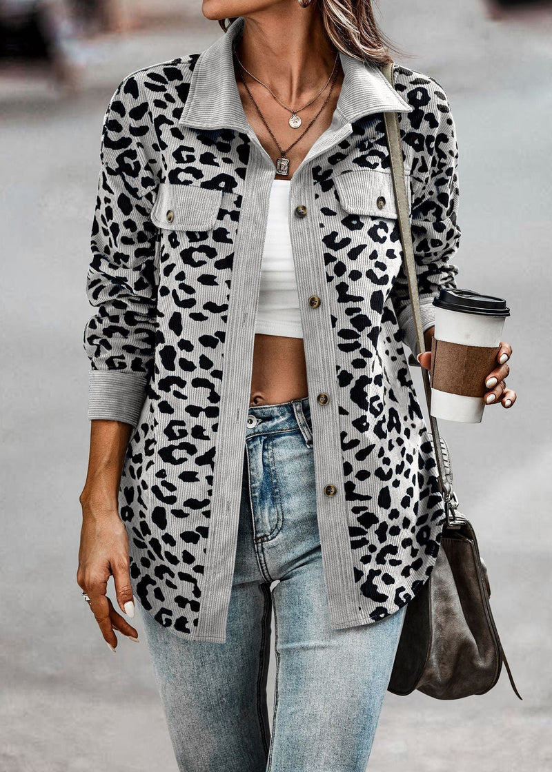 Olivie™ - Dschungel Chic Leopard Jacke