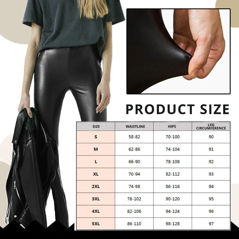 S-Shaped™ Leder-Leggings